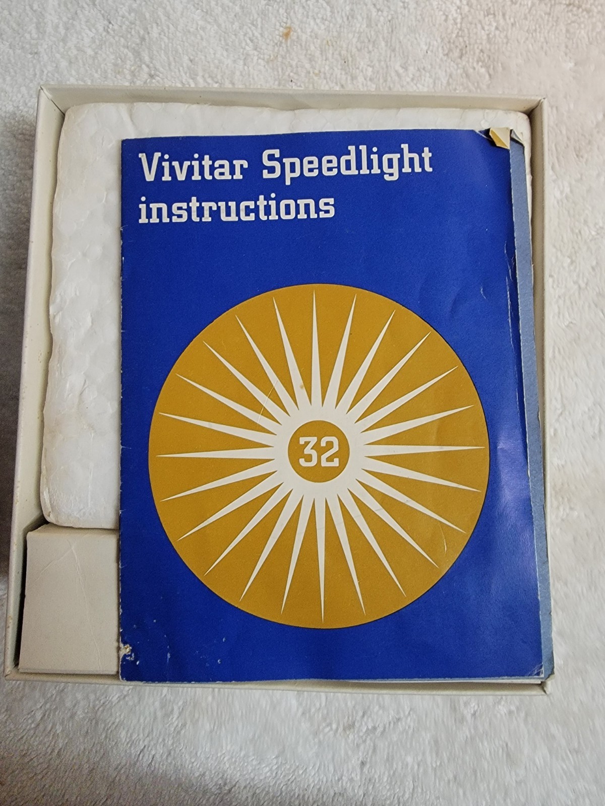 Vintage Vivitar Speedlight 32 Electronic Flash Unit with Box Japan