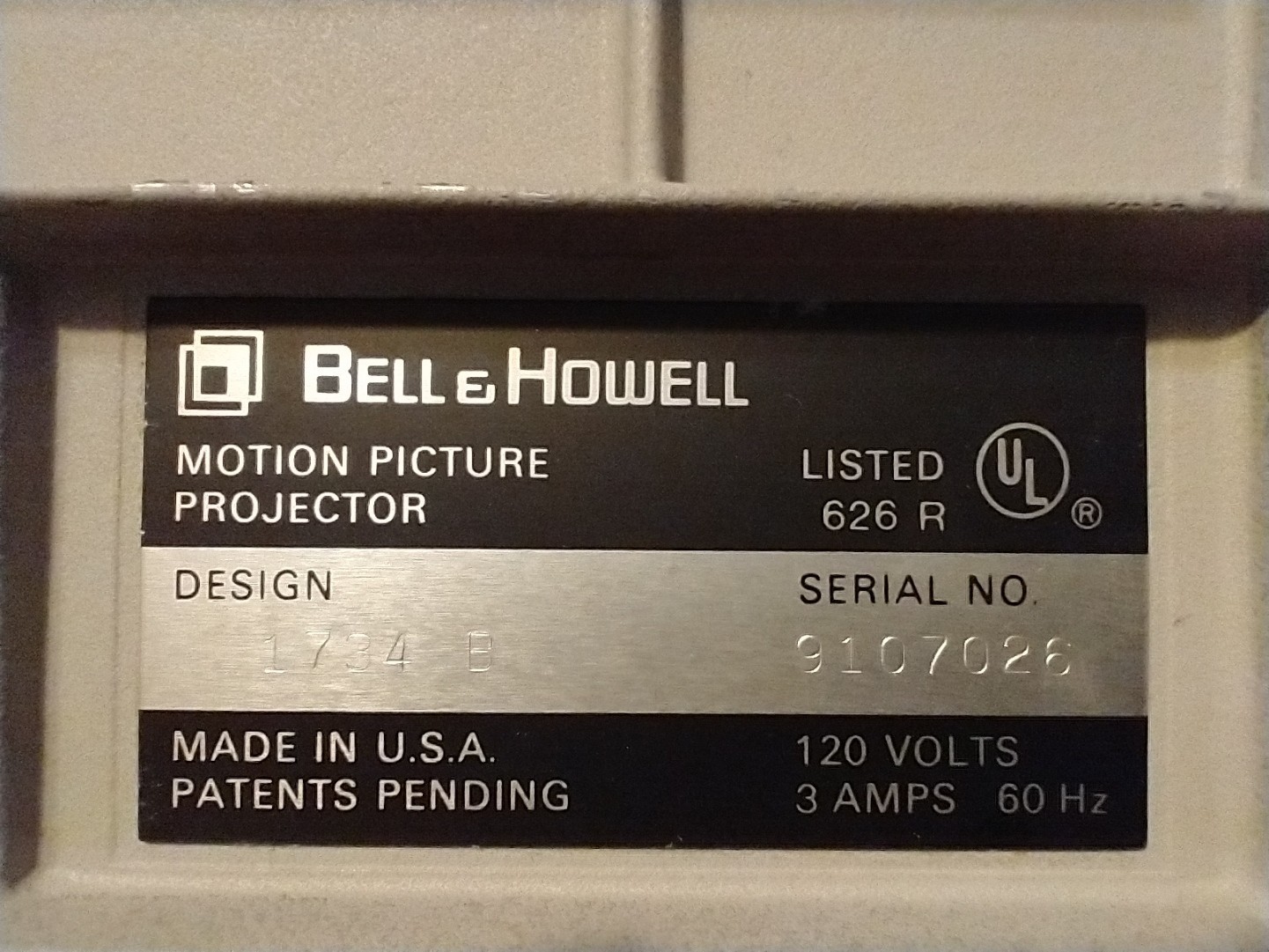 Bell & Howell Projector Ceramic Lamp Bulb Socket Wiring Harness OEM