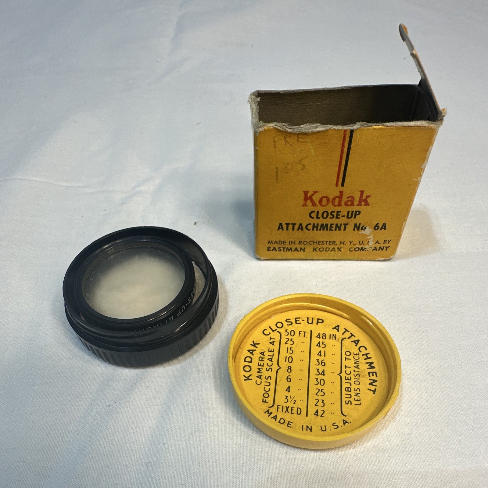 Kodak Close-Up Attachment No. 6A for Kodak Cameras w/ Case and Box