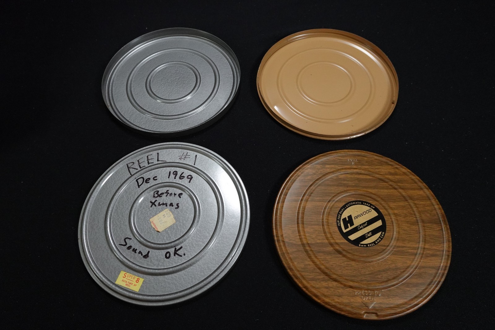 1960 Logan De Luxe Movie Reel Chest 11 – 8MM Cans/ EmptyContainers Only No Reels