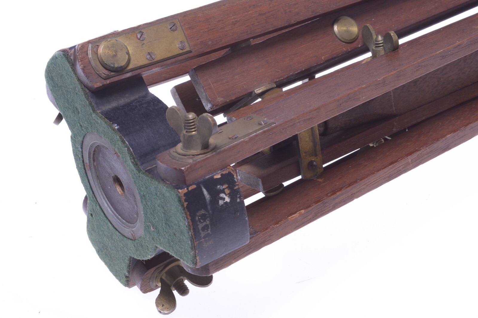 ✅ ANTIQUE WOOD TRIPOD 131CM, 51.57″ GLASS PLATE 4×5 LARGE FORMAT FIELD CAMERA