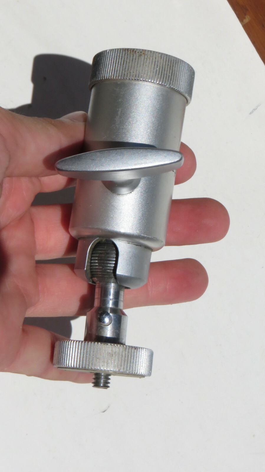 NICKEL BALL HEAD LEITZ WETZLAR TRIPOD LEVEL MOUNT FITS LEICA M CAMERAS M3, M6 M2