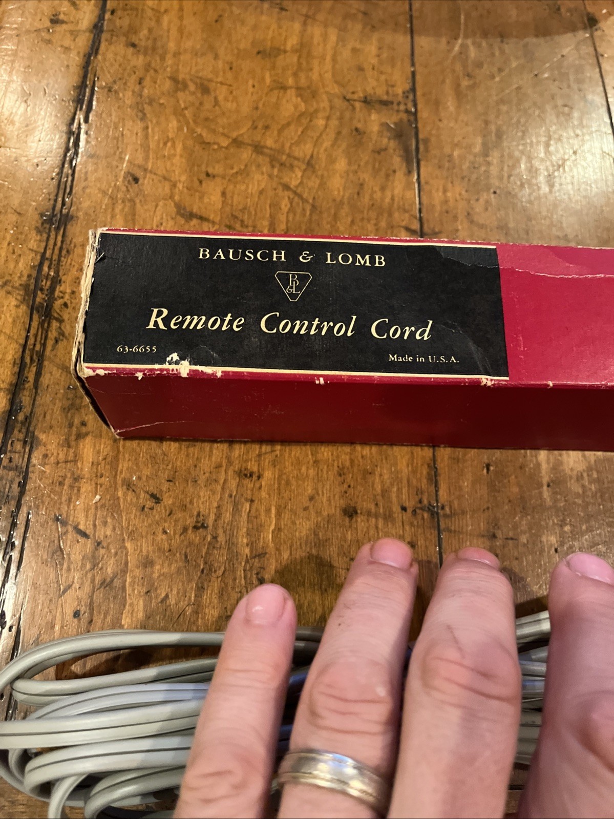 BAUSCH LOMB REMOTE CONTROL CORD IN ORIG. BOX