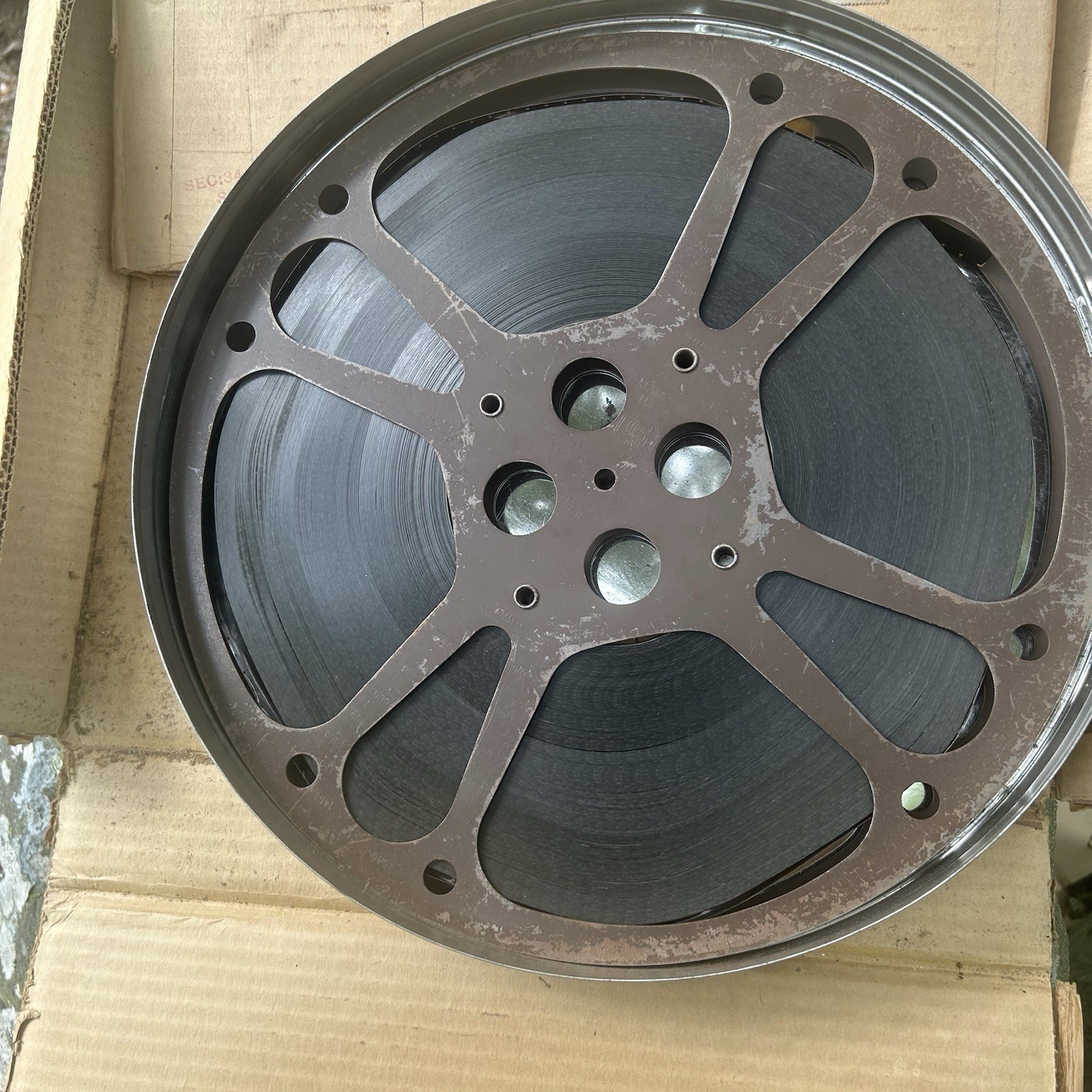 Vintage 1940s Swing Hostess Full Movie Reel On 2 Reels In Original Shipping Box