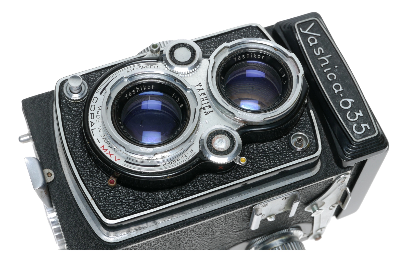 YASHICA 635 Dual Format TLR 120 35mm Film Camera Yashikor 3.5/80