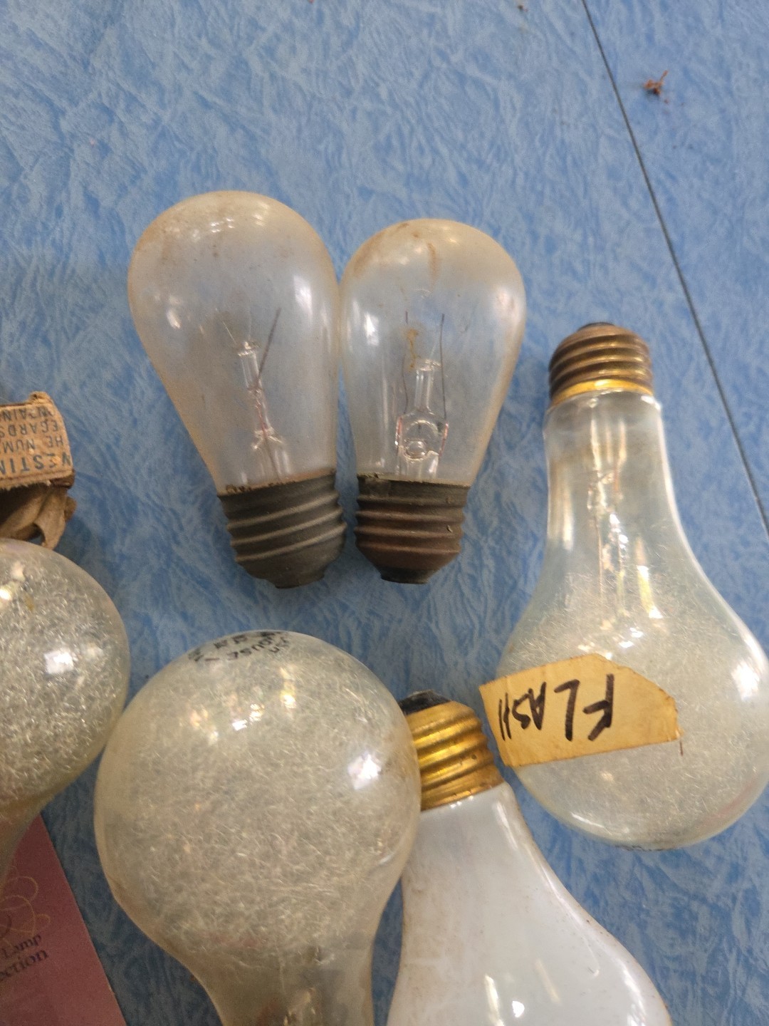 Lot Of Old Bulbs Collectable Some Flash Some Regular Antique Vintage