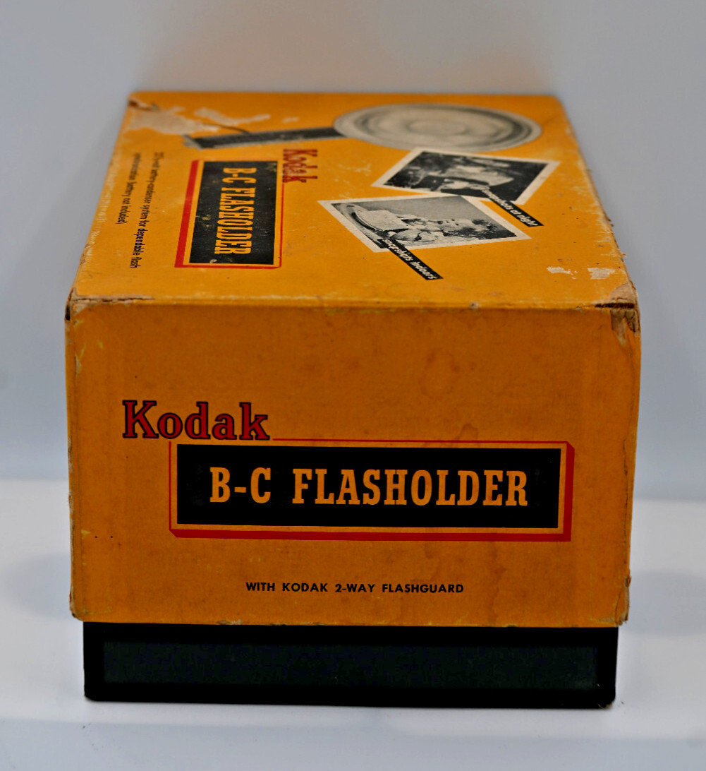 Vintage Kodak B-C Flasholder With Flash Bulbs in the Original Box