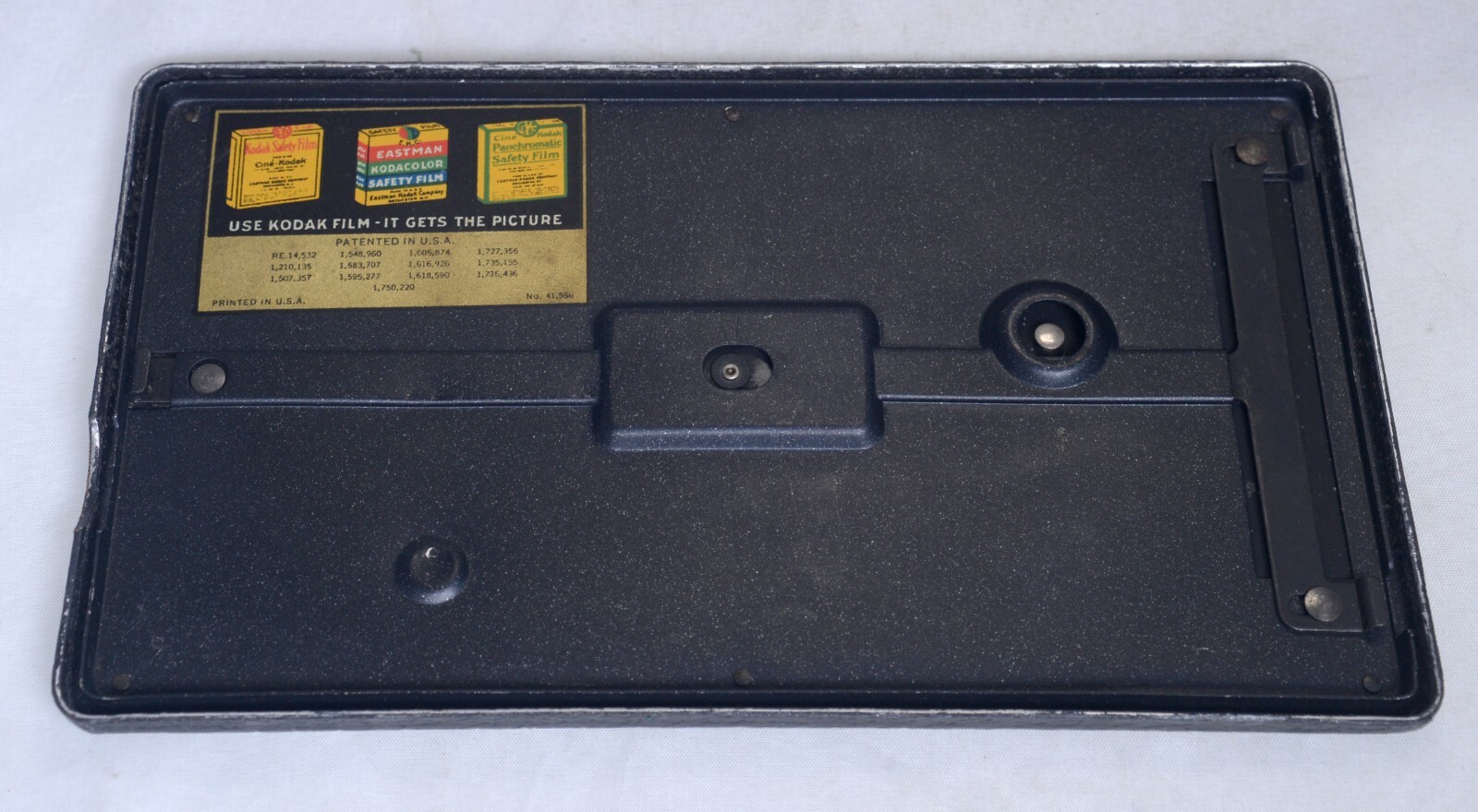 Cine KODAK Model K Side Cover Door Vintage Movie Film Camera Parts
