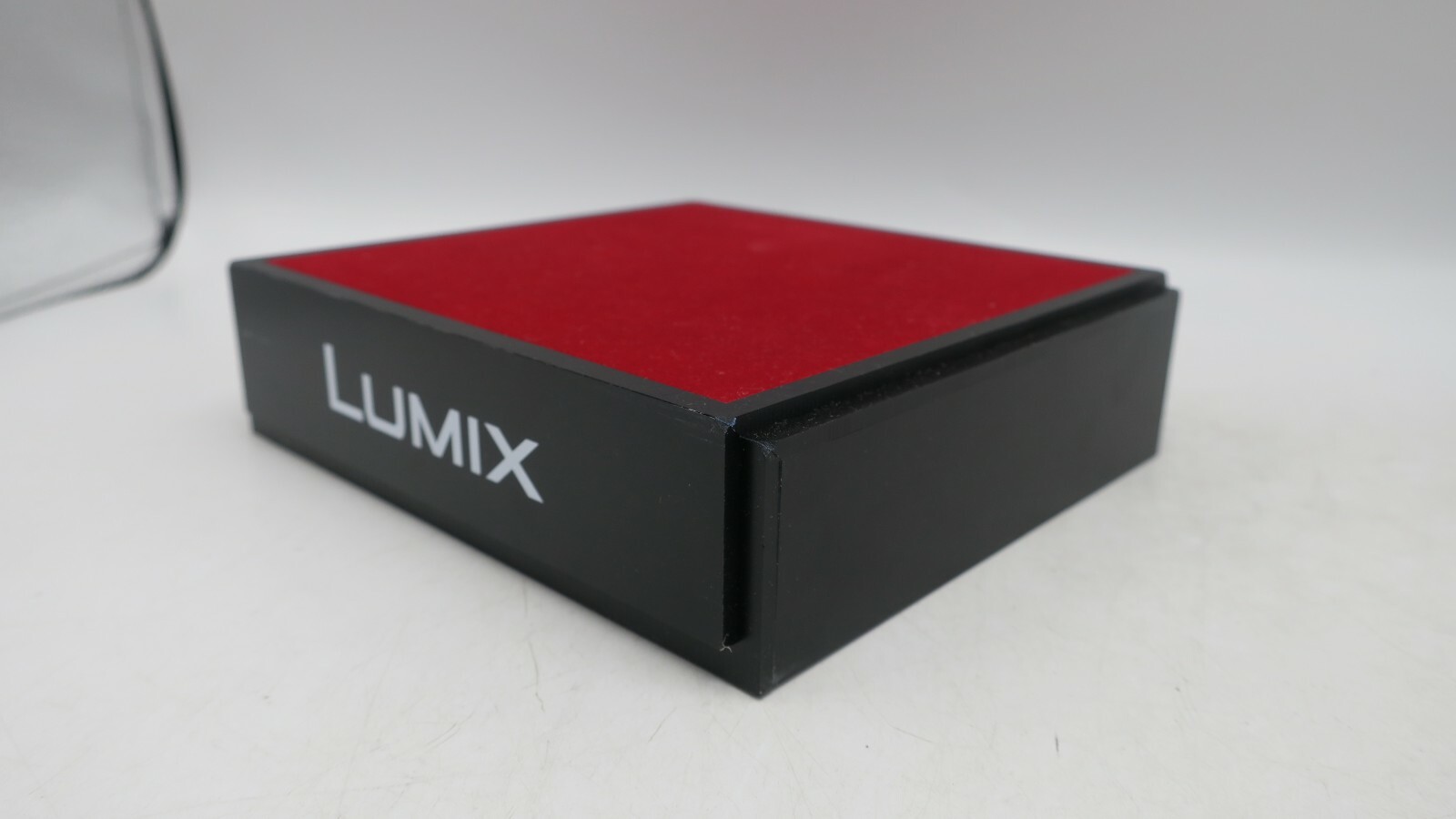 Plastic Lumix G Series Dealer Camera Shop Camera Lens Display Stand Red & Black