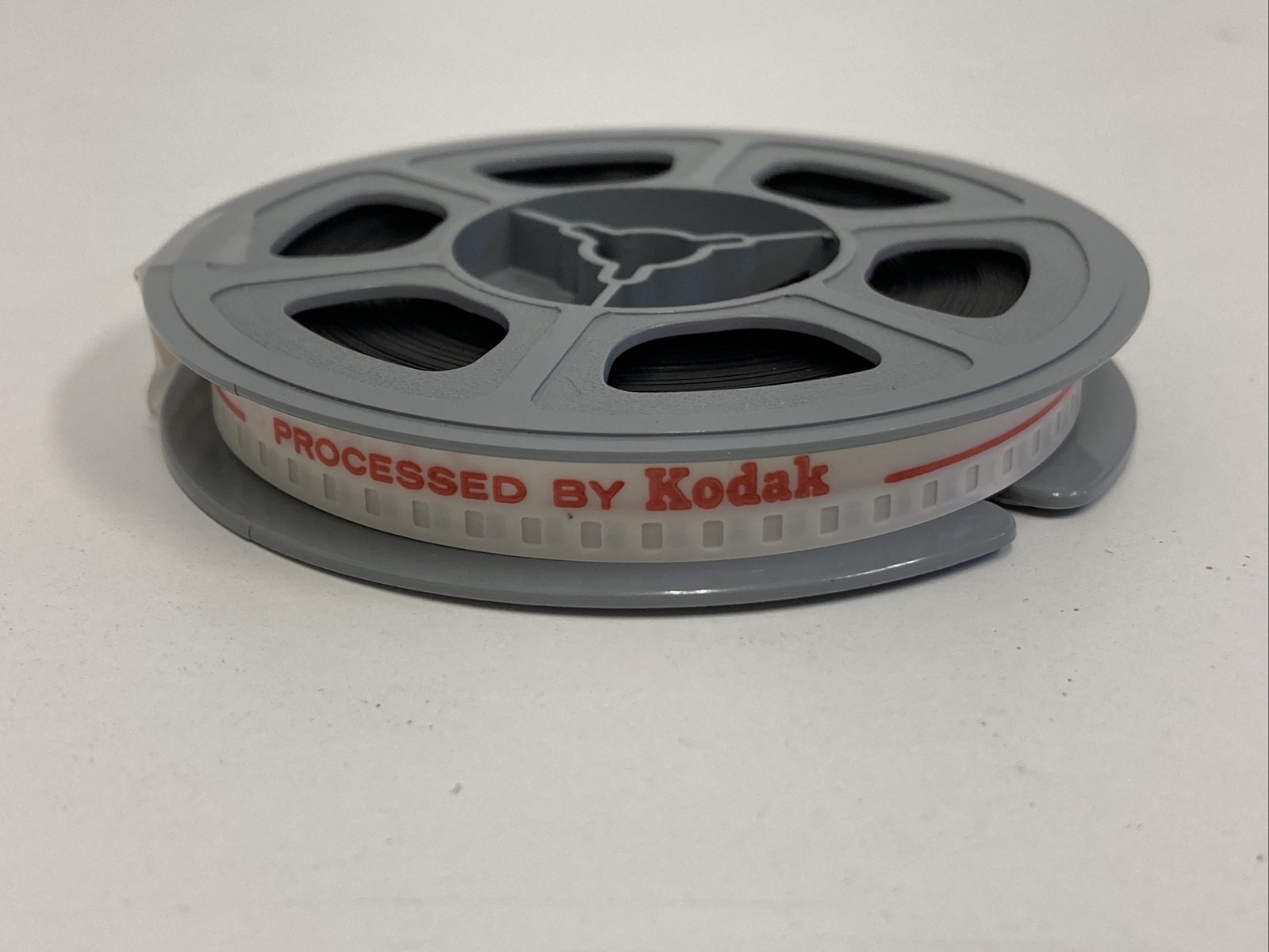 Vintage Super 8 Gray Plastic 3″ 50ft Film Reel Kodak Made in USA Lot Of 3