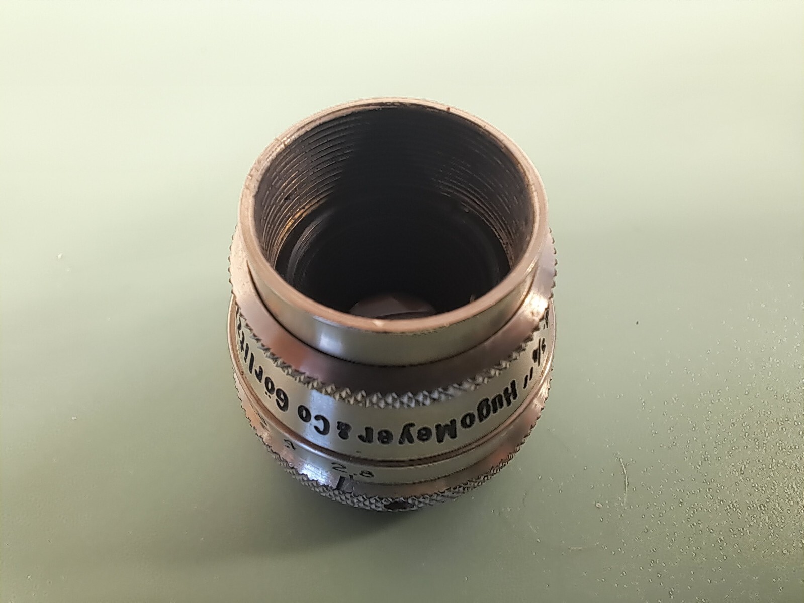 Vintage Hugo Meyer & Co Gorlitz & New York Trioplan f2.8 3/4″ Lens