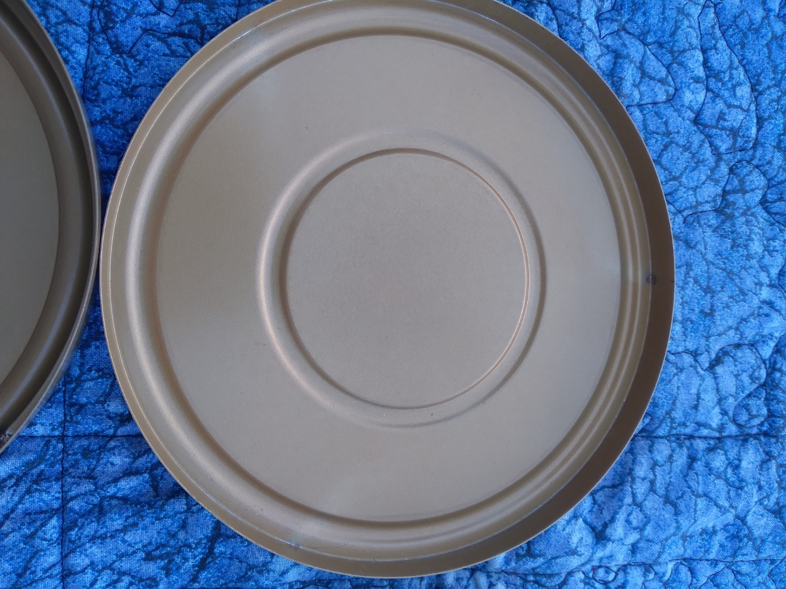 Dual 8mm Film Storage Reel & Can Tin EMPTY 5 Inch Vintage