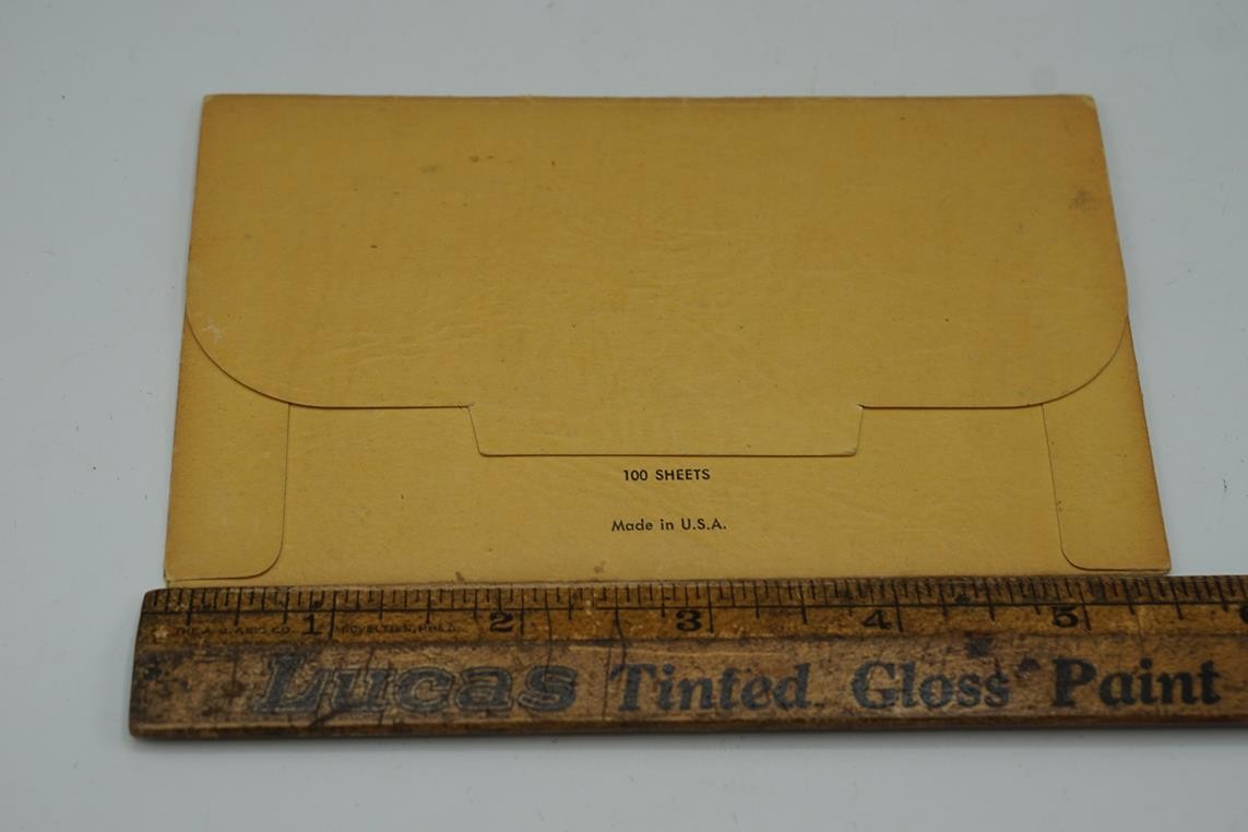 Ross Optical Camera Lens Tissue Envelope Advertising