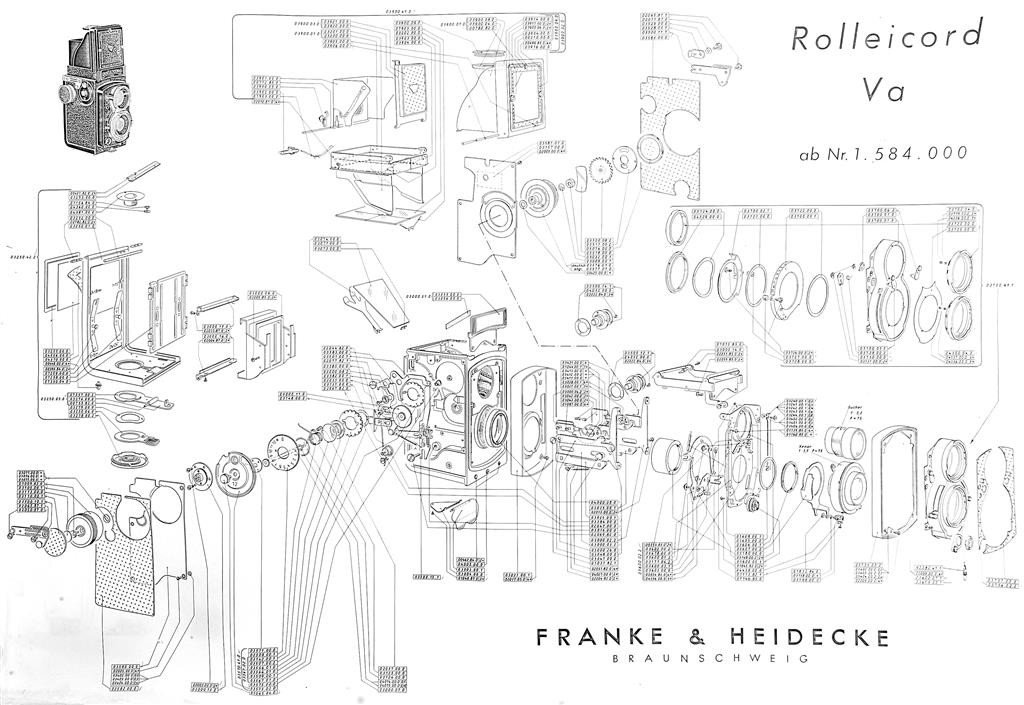 13X Rollei Rolleiflex & Rolleicord Posters C.90X60Cm