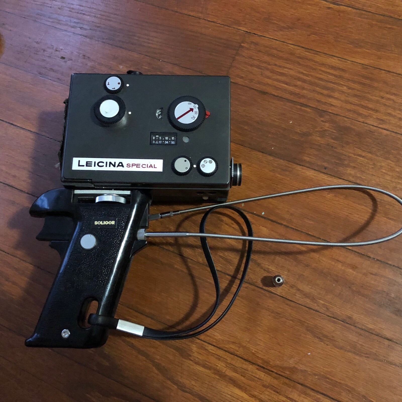 Leicina Special Super 8mm Film Hand Grip Shutter Release Cable Arri Kodak