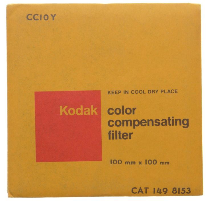 Kodak color compensating filters 100x100mm cat 149 8161 8153 opened un-opened