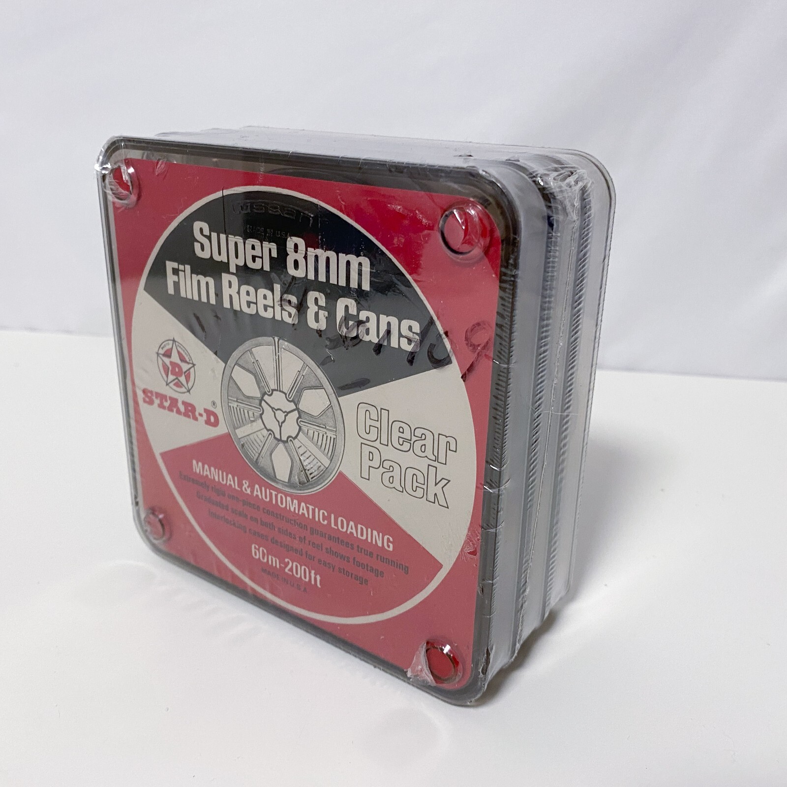 Vintage 3-Pack of STAR-D Dual 8mm Film Reels & Cans – NEW/SEALED