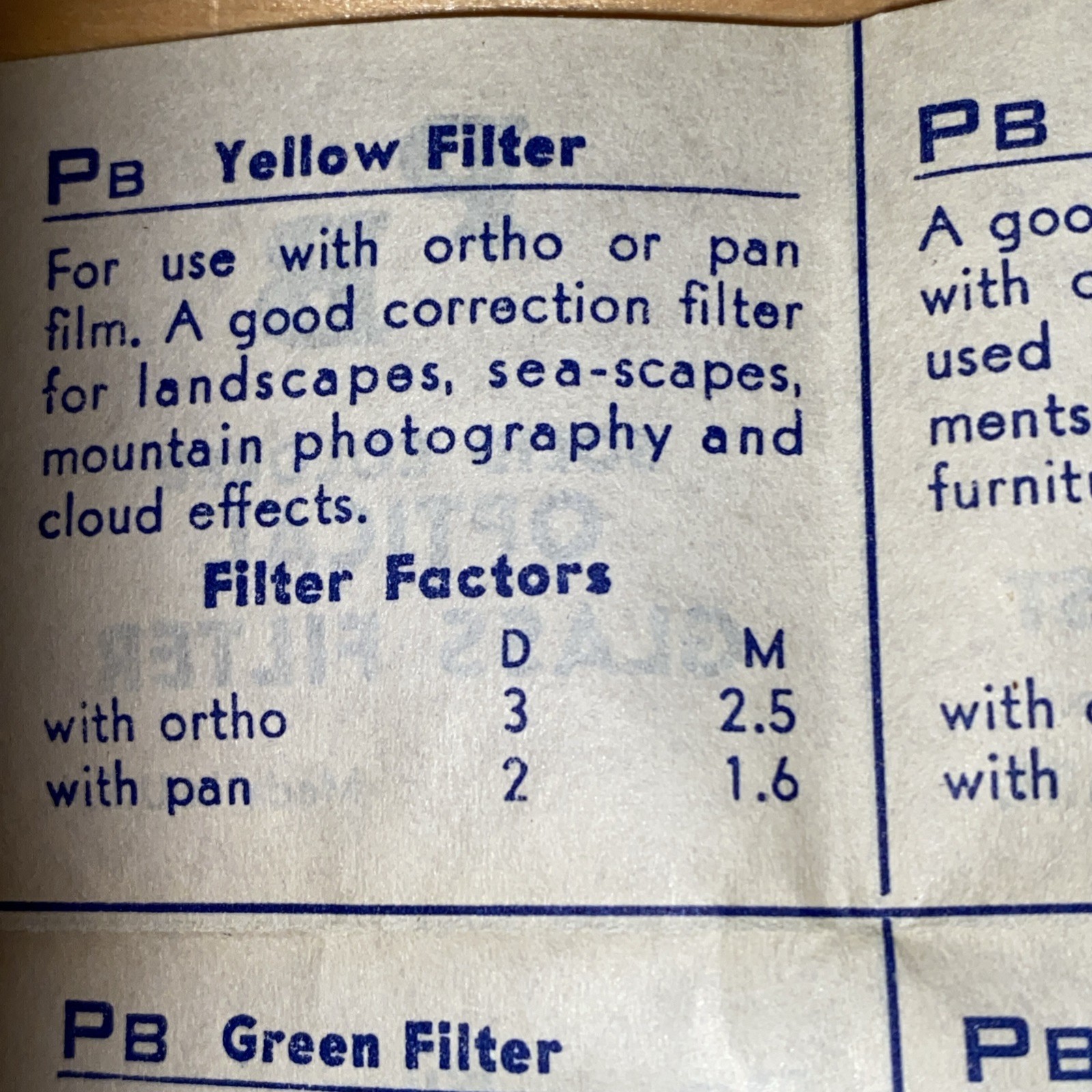 Ponder & Best Optical Glass Photographic Filter Lot Of 3