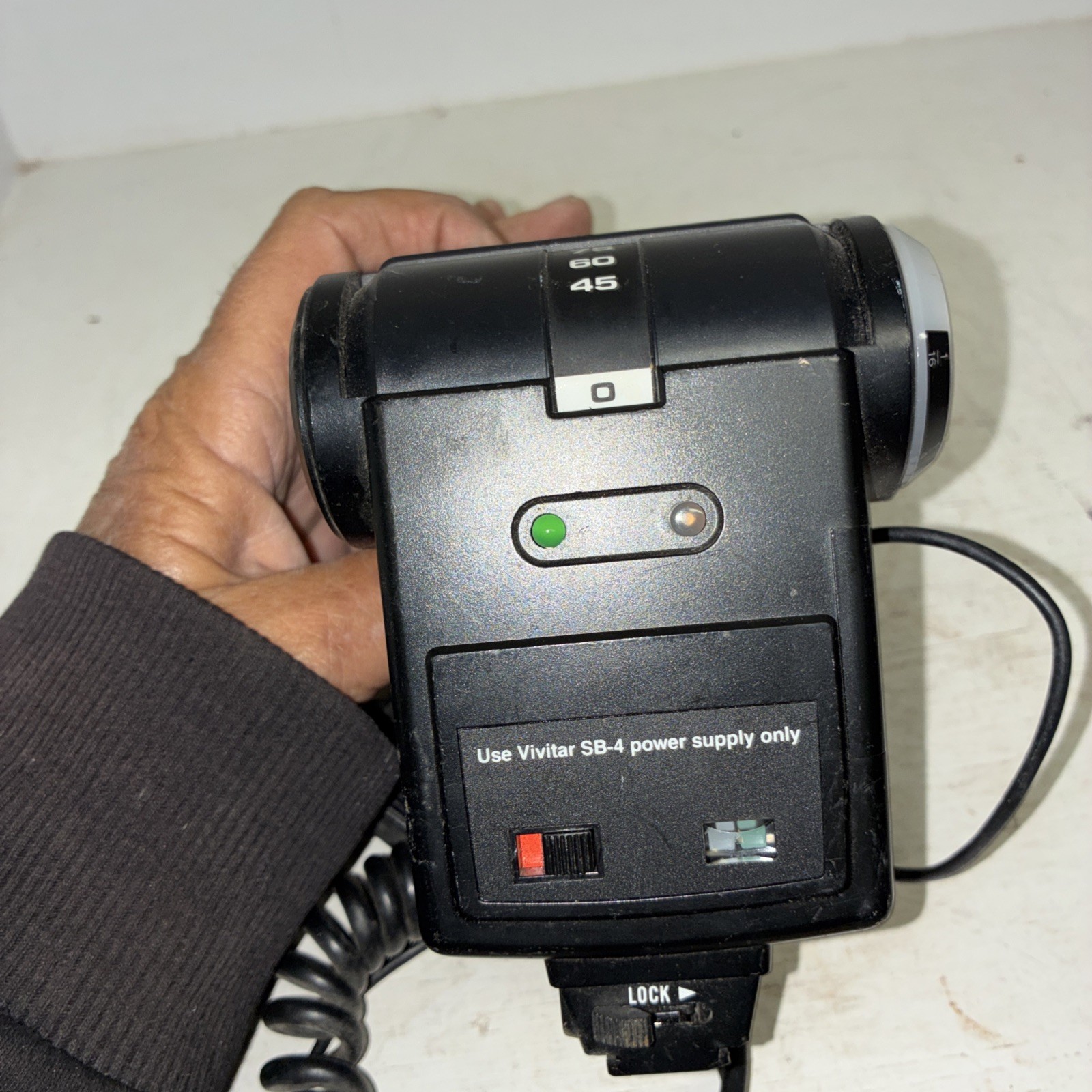 Vintage Vivitar 200m Thyristor 285 Vari-Power Flash Untested Needs Cleaned