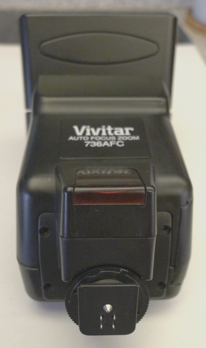 Vivitar Auto Focus Zoom 736AFC Hot Shoe Flash for Canon – TESTED