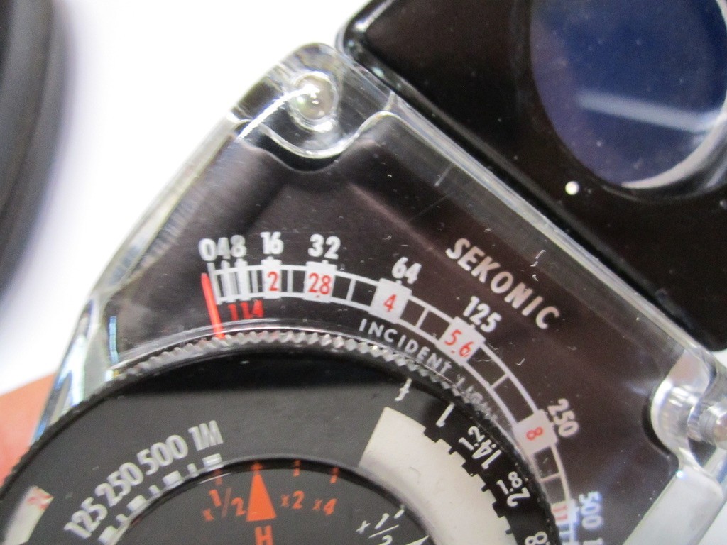 SEKONIC PRO EXPOSURE LIGHT METER for BOLEX 16MM MOVIE CAMERA, WORKING! #2