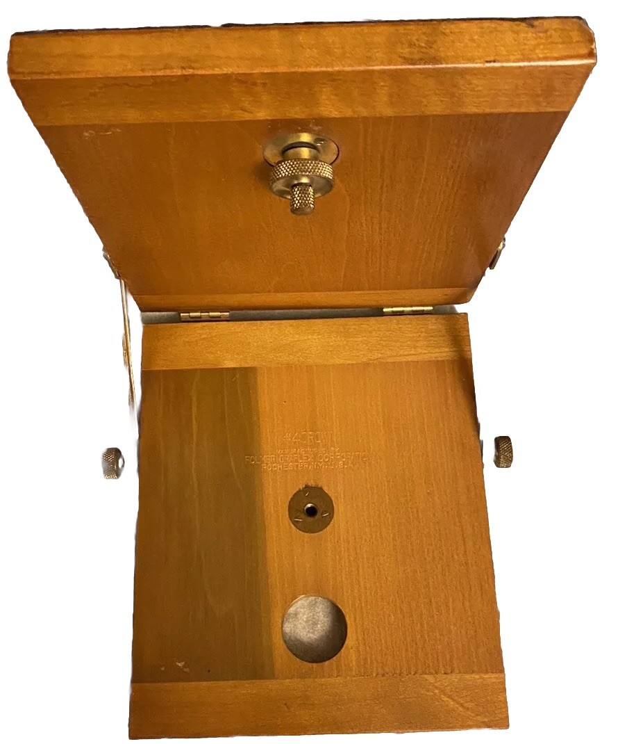 Graflex Crown Tilting Tripod Top #4 Wooden Camera Equipment Vintage