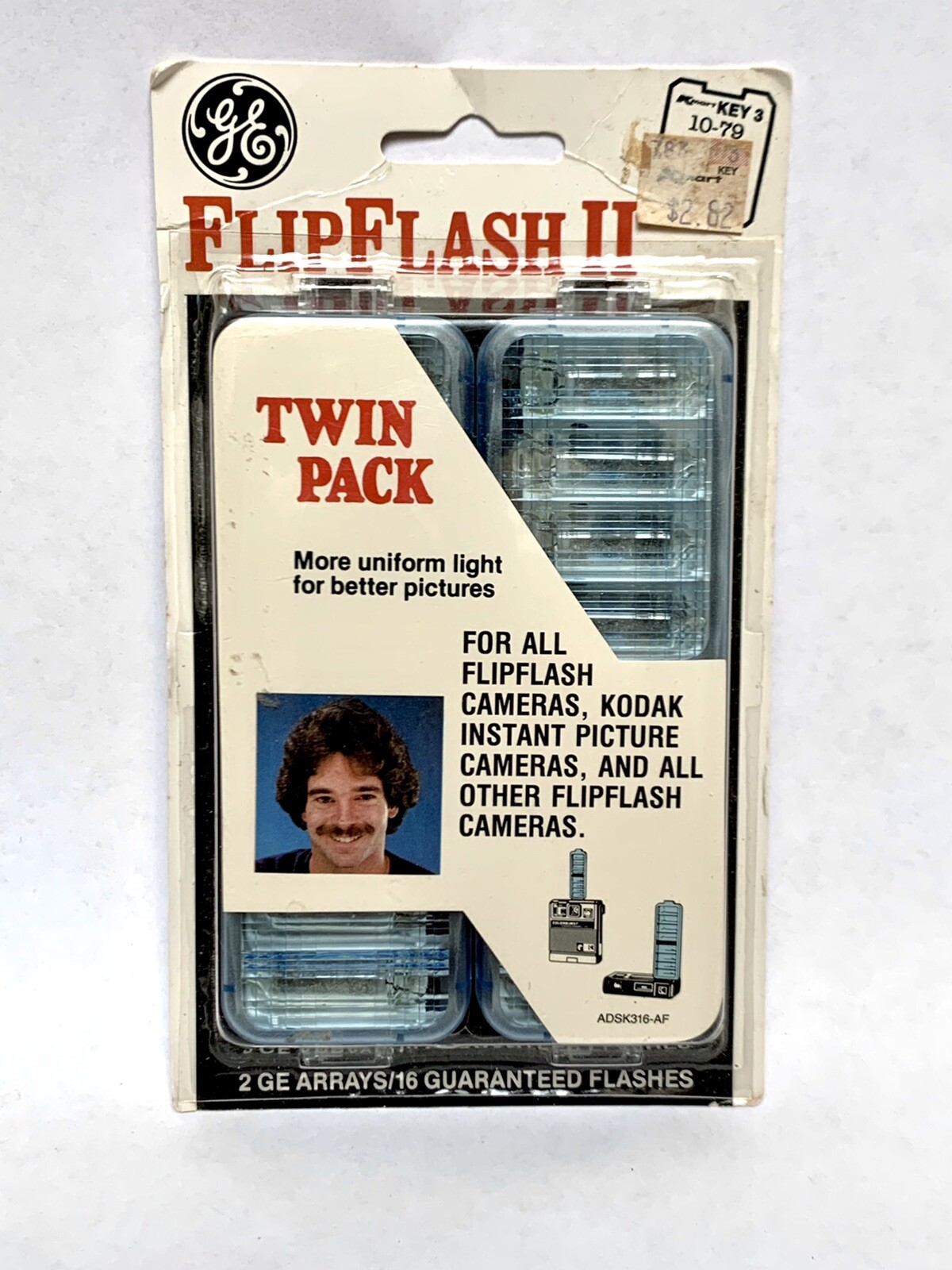 Vintage GE FlipFlash II Twin Pack Flip Flash Bulbs Made in USA Old Stock Sealed
