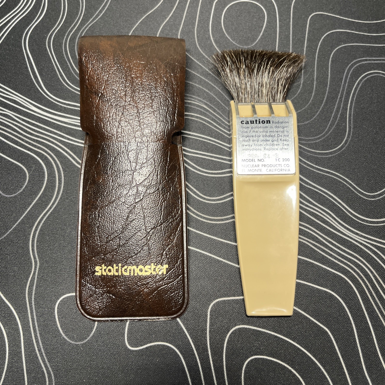 Static Master 1C200 Anti-static Brush with Case 1984