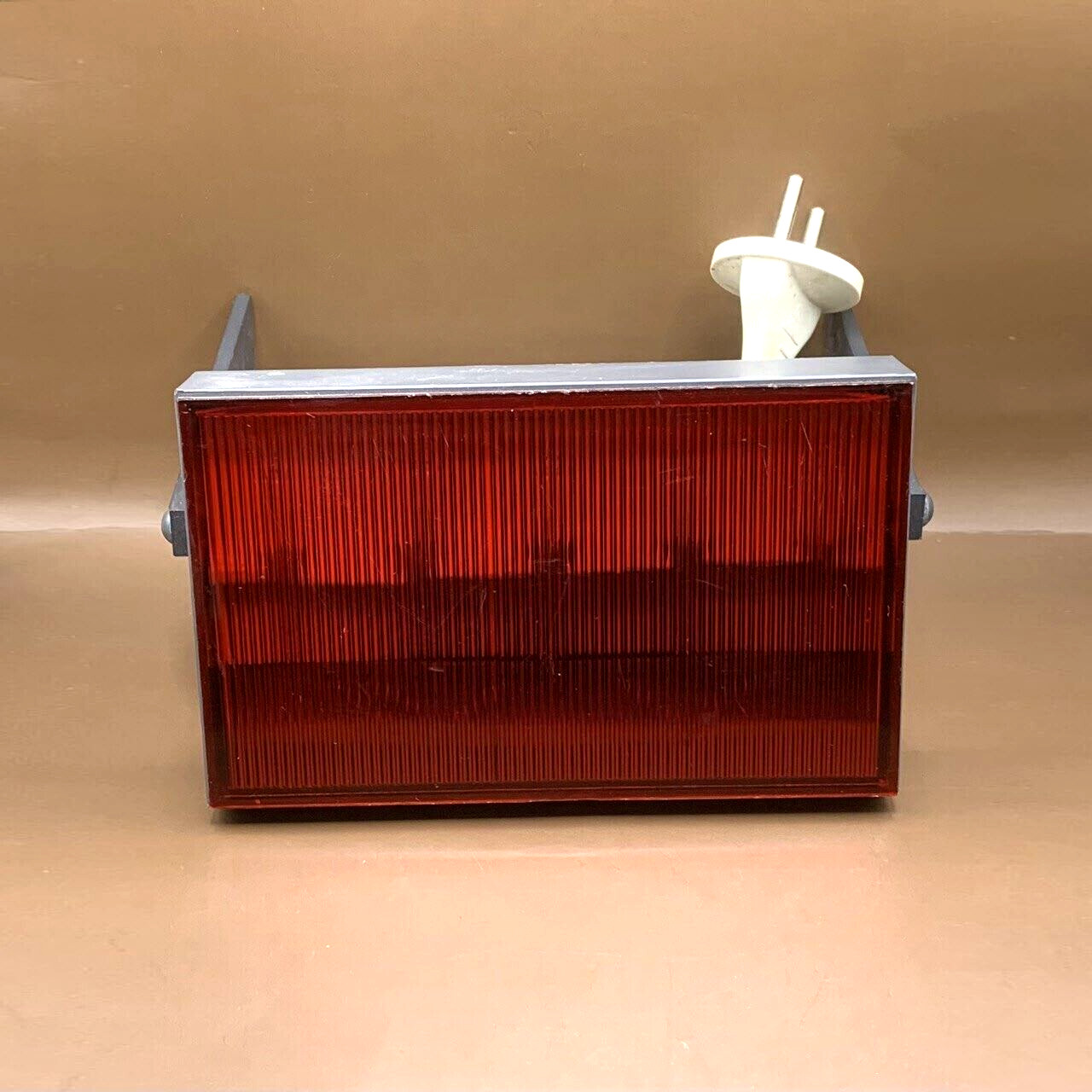 Vintage Red Photo Lantern for Photo Printing. Soviet Era, USSR. Retro Rare 1980s