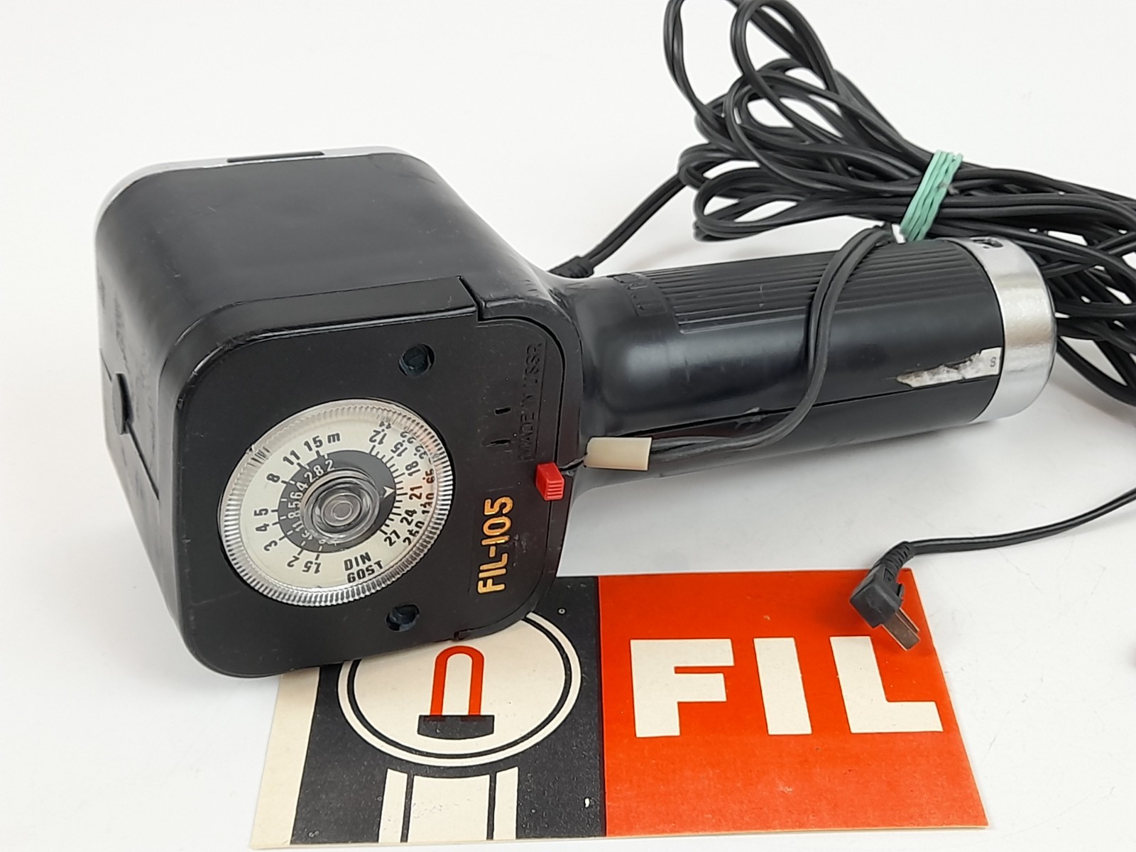 USSR Soviet Electronic Photo flash FIL 105, Norma. For film camera .Works great