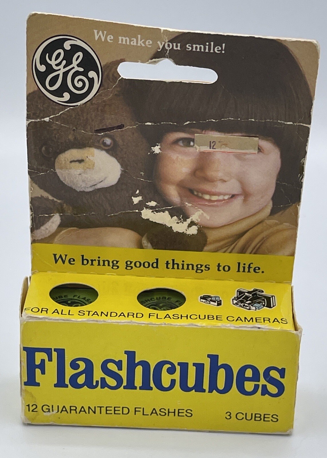 General Electric Flashcubes (Lot of 2) Pack of 3 Cubes 12 (x2) Flashes New NOS