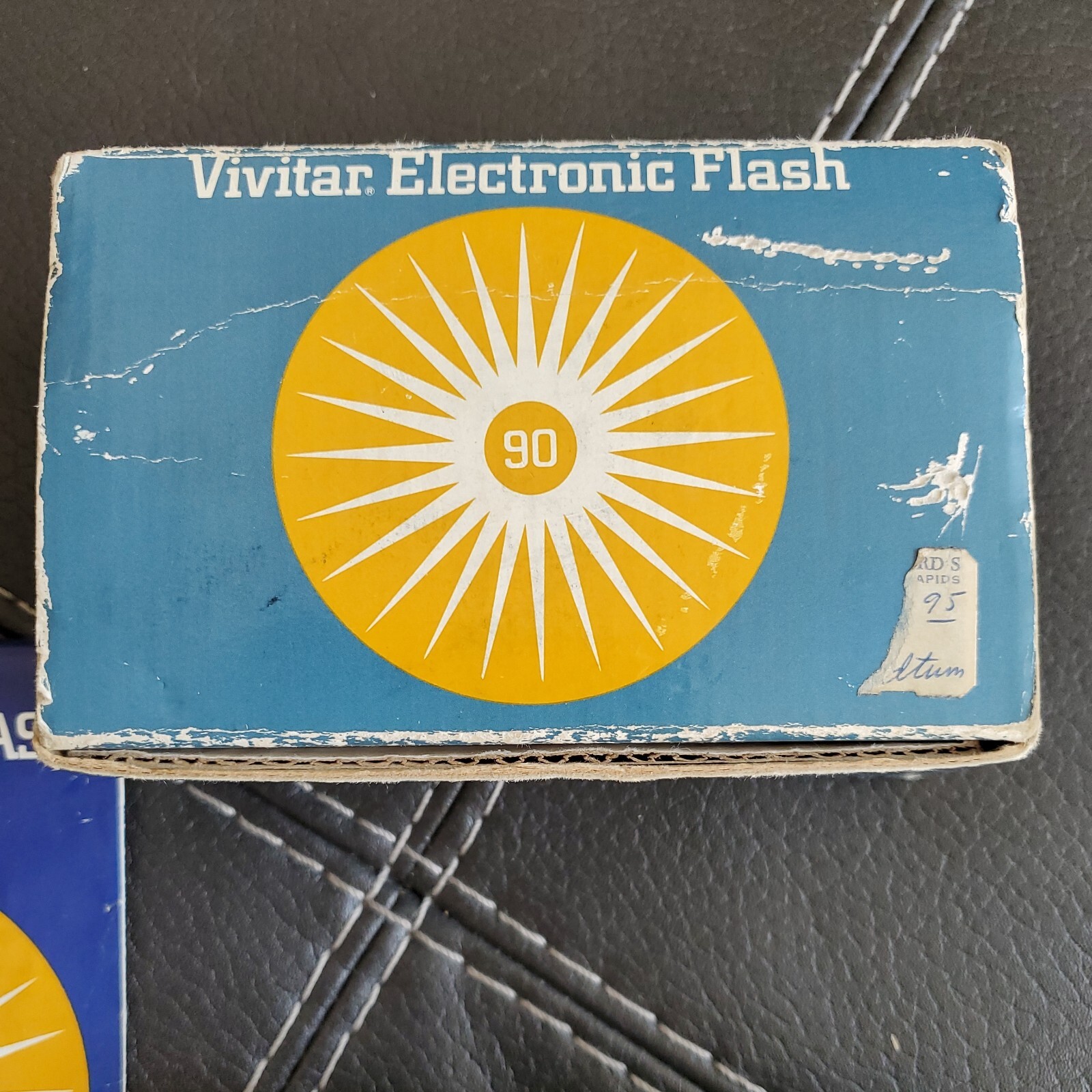 Vintage Vivitar Electronic Flash 90 in Original Box w Original Instructions