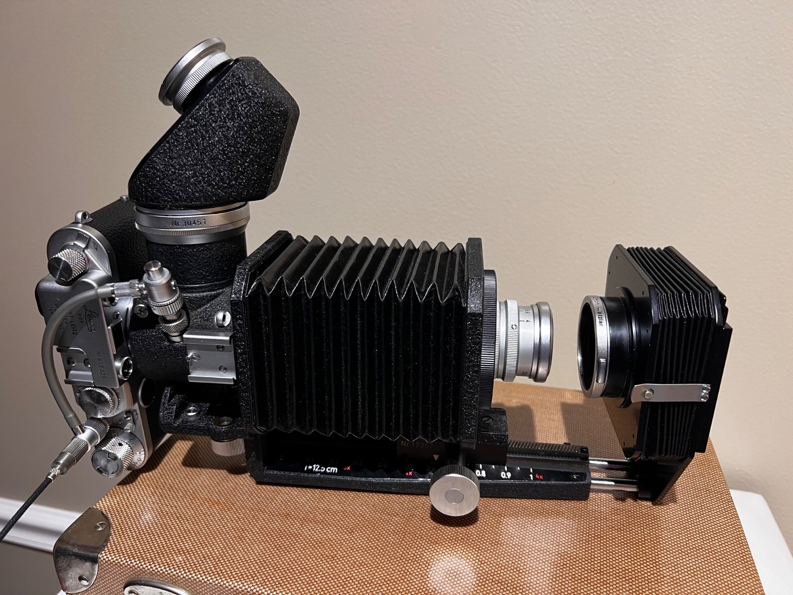 Leica Closeup Kit w/Bellows I & Visoflex I for Macro Photography w/Fitted Case
