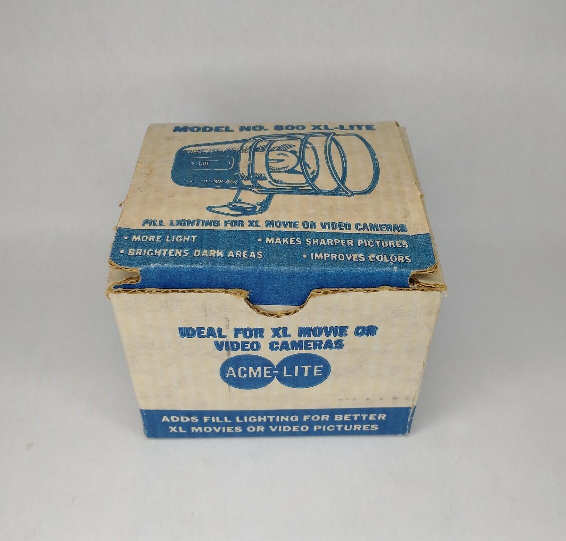 Acme Light Model No. 800 XL Lite Fill Lighting For Video Cameras