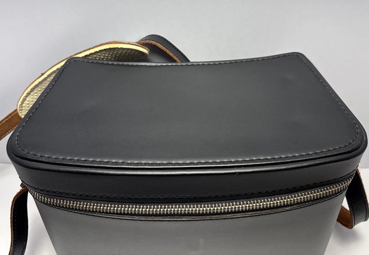 Vintage black leather camera Kali-Bag And Other Camera Items And Ephemera