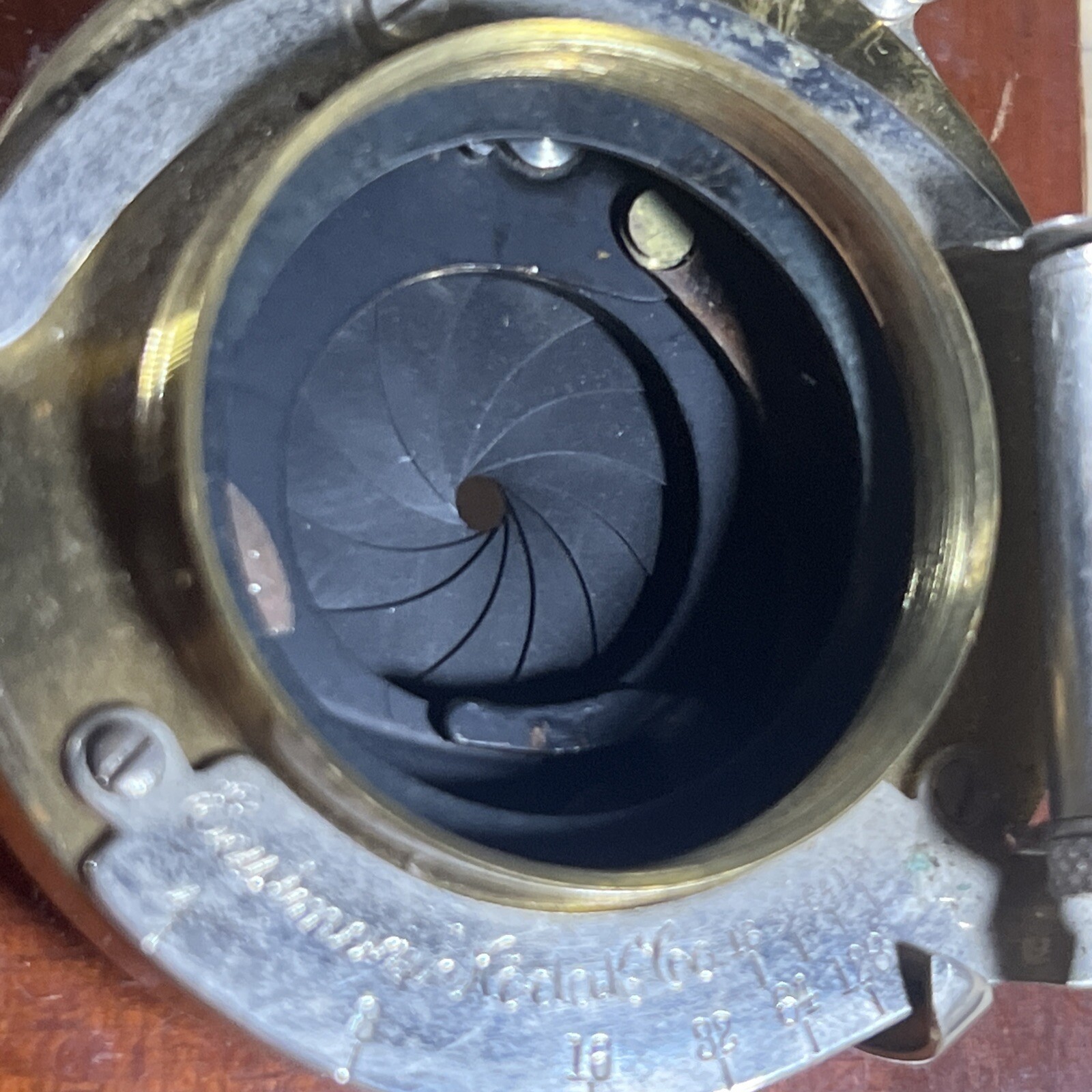 Bausch & Lomb Rapid Rectilinear Lens Eastman Kodak Shutter made 1897