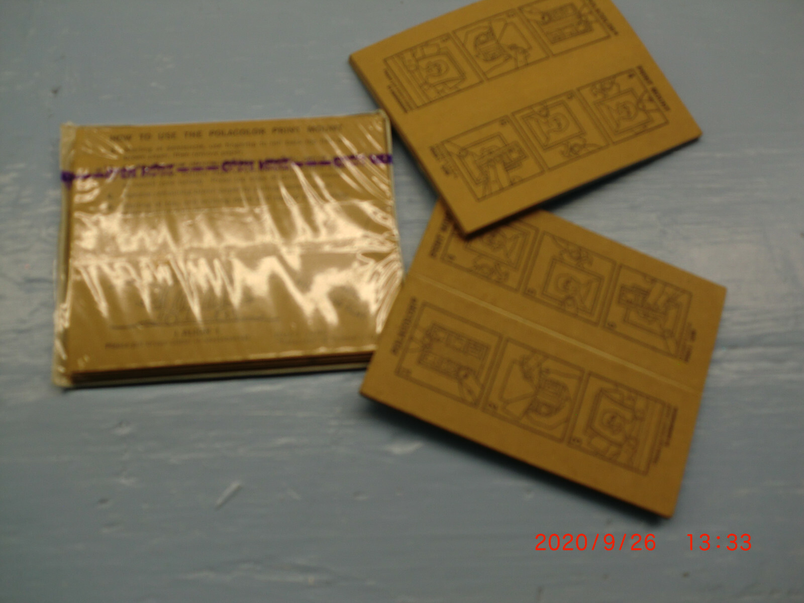 POLAROID Polacolor Print Mounts ORIGINAL SEALED! Plus 11 Unsealded mounts