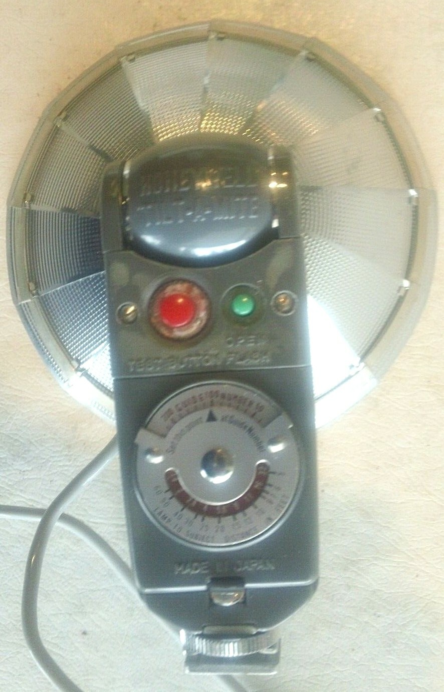 Vintage Honeywell Tilt-A-Mite Folding Fan Camera Flash + Instructions – Not Test
