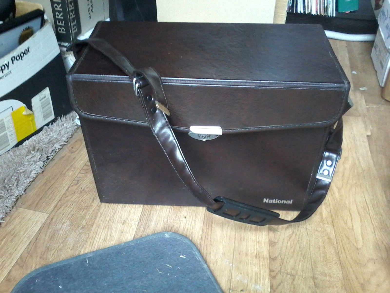 Video Cassette Recorder CASE Camera, Hard Leather 1980s (National) VGC, PICK UP