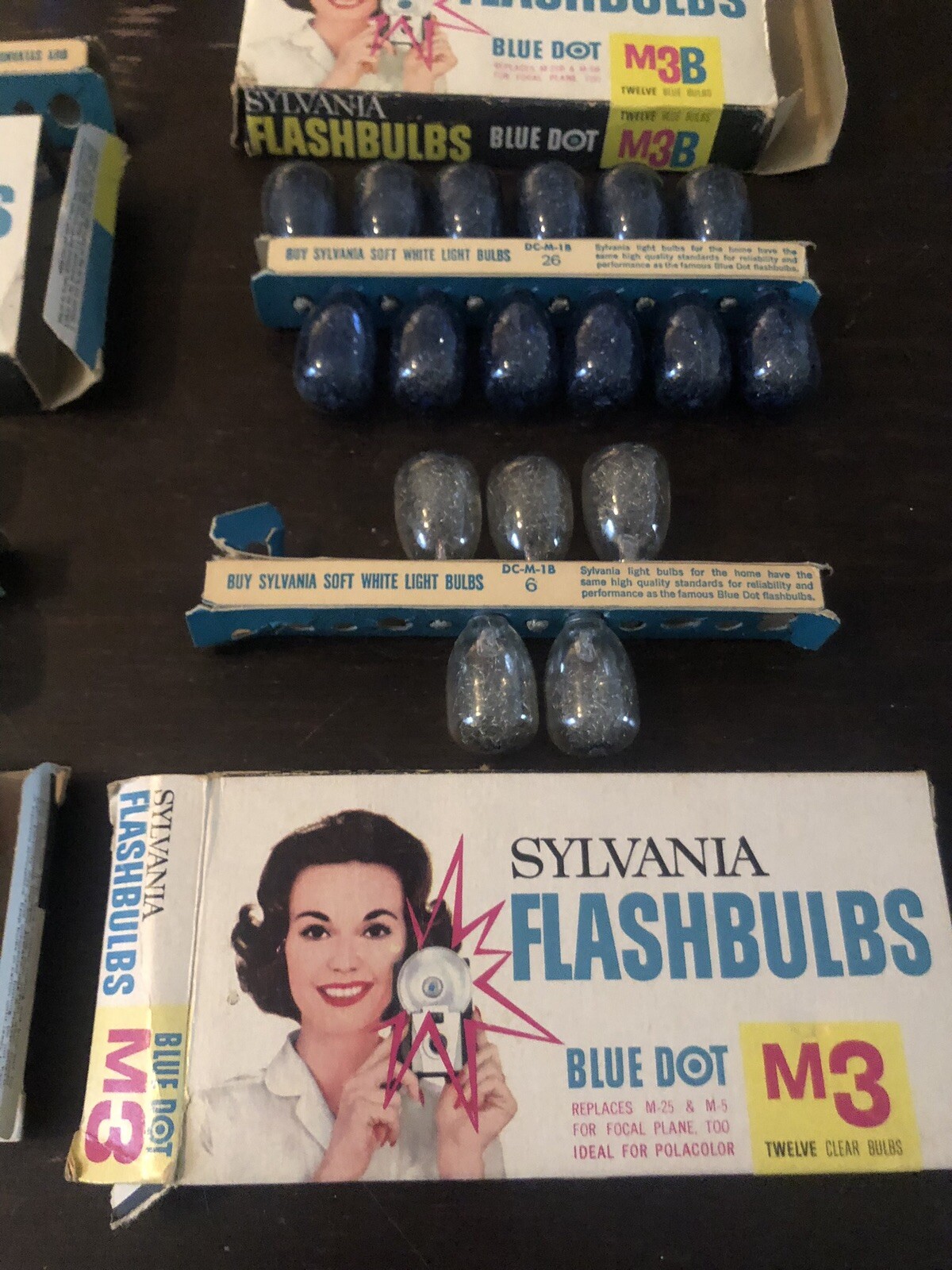 Sylvania Blue Dot Flashbulbs LOT M3