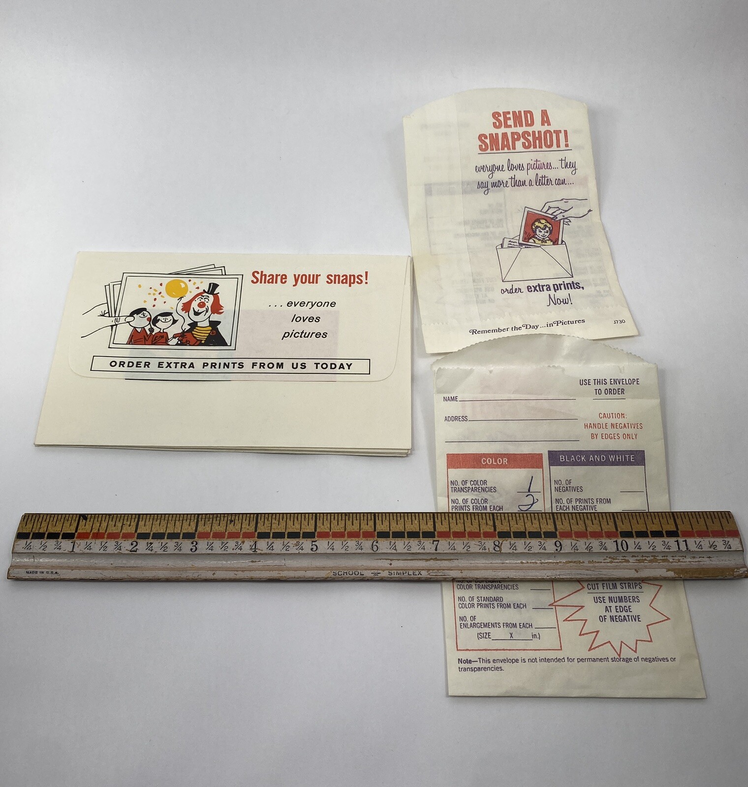 Lot of 15: Vintage Photo Studio Lab Advertising Envelopes Detroit 1930s – 1960s