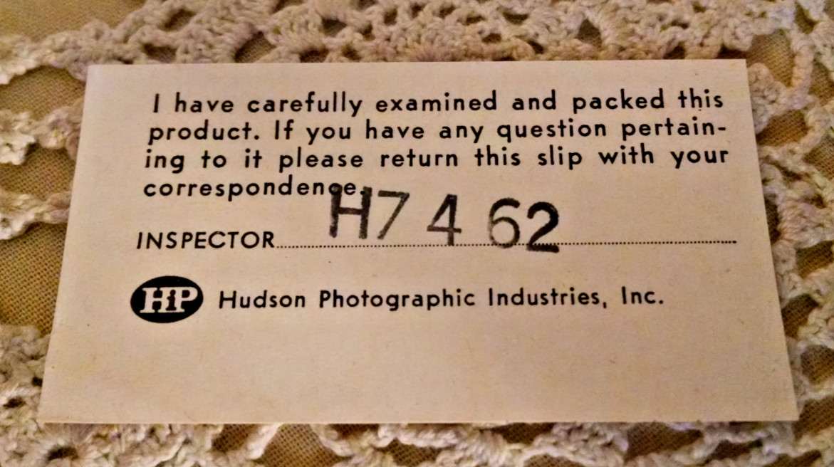 Slice Kit Quik Hudson Photographic 8 mm 16 mm Film Org Case Instructions 1961