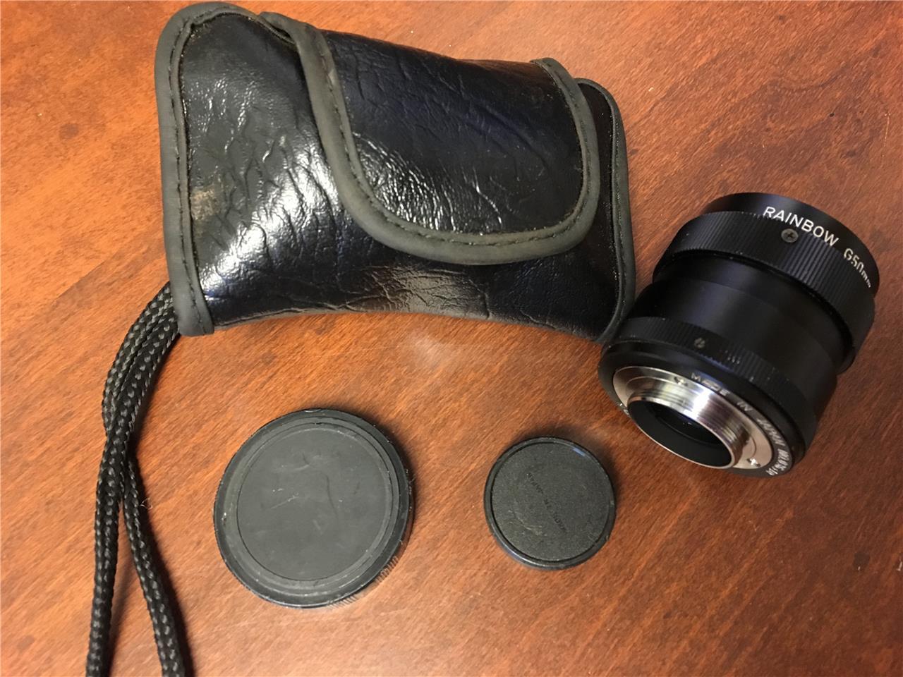 Rainbow G50mm 1:1.8 C-Mount Lens WITH CASE