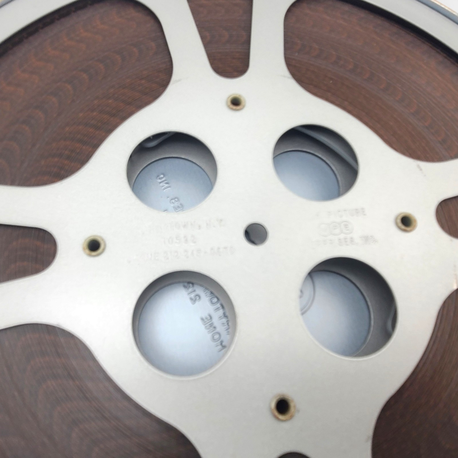 Vintage Film MPE Motion Picture Reel Case Canister Movie Film Box 10″ Life On Th