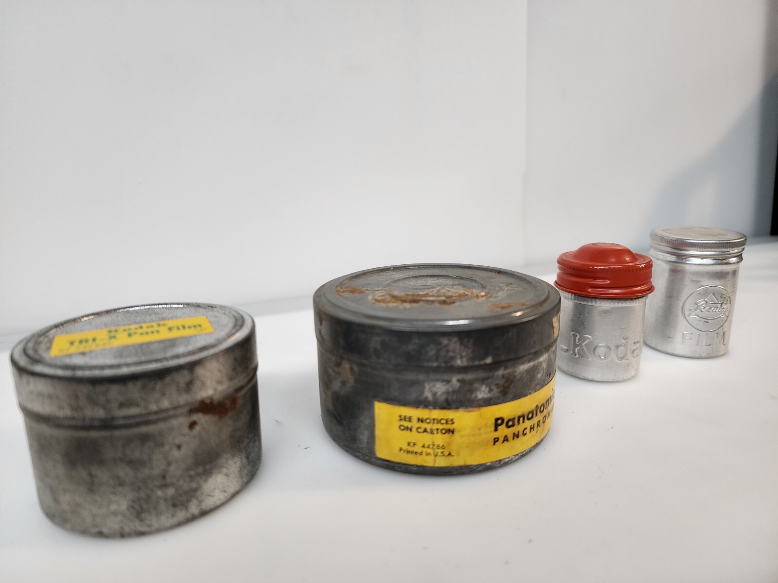 KODAK Petrutz Film Can Holders Metal Set of 4