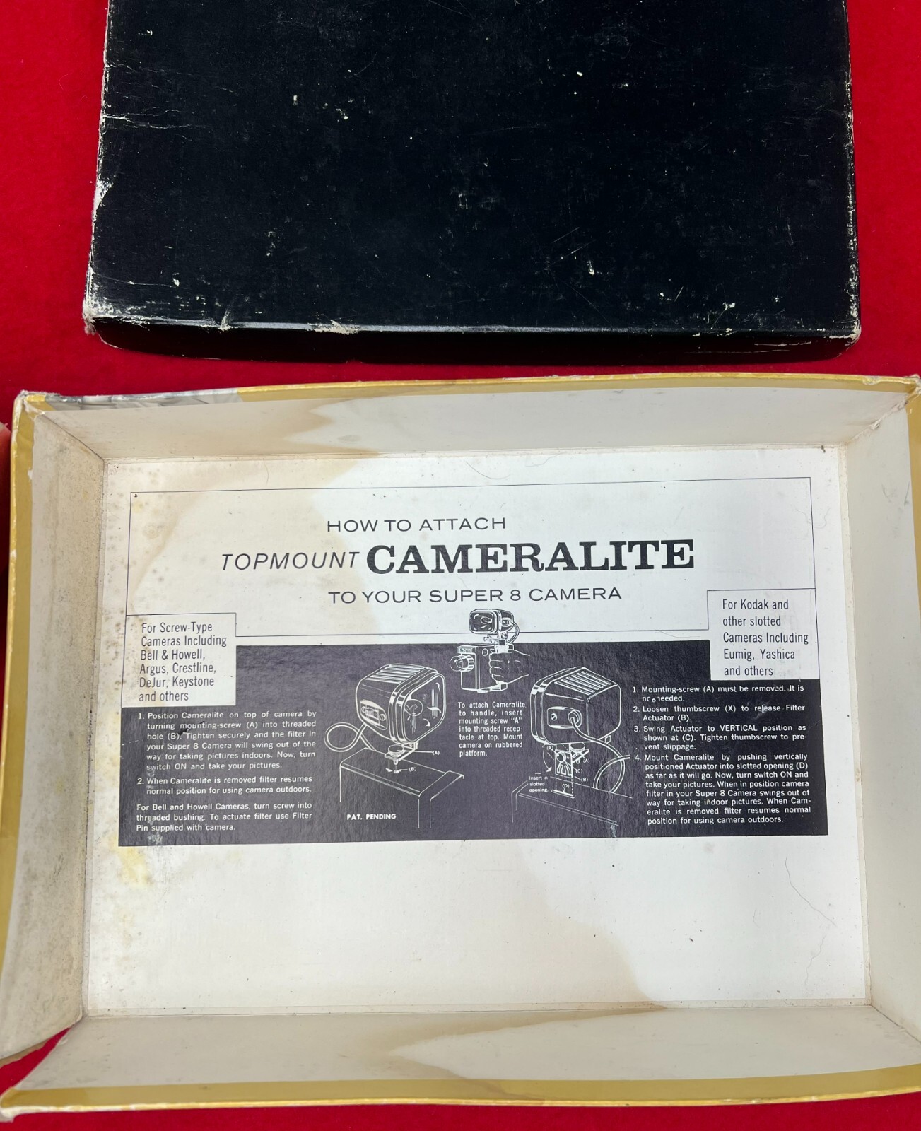 Vintage GE Cameralite for Super 8 and Standard Cameras, #71, New