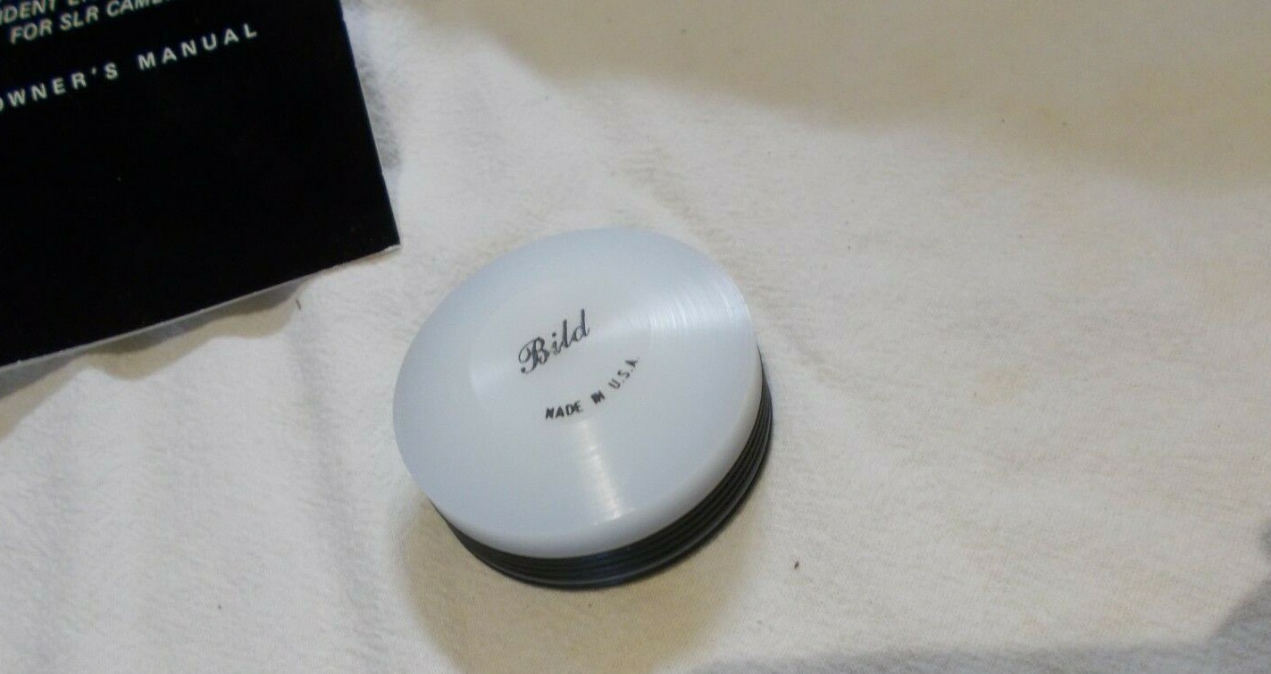 Vintage 80s Bild expoSURE 52mm Lens Cap Incident Light Metering For SLR Cameras