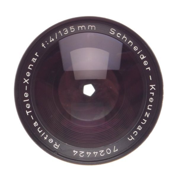 Schneider-kreuznach 1:4/135mm retina-tele-xenar chrome lens excellent