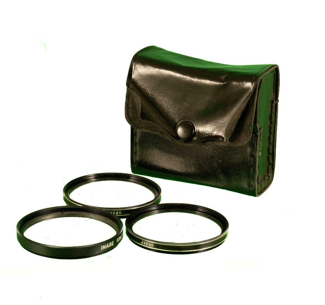 BLACKS 49mm CLOSE UP FILTER SET NO;s 1,2 and 3 C1980 w/CASE REF: 9197D