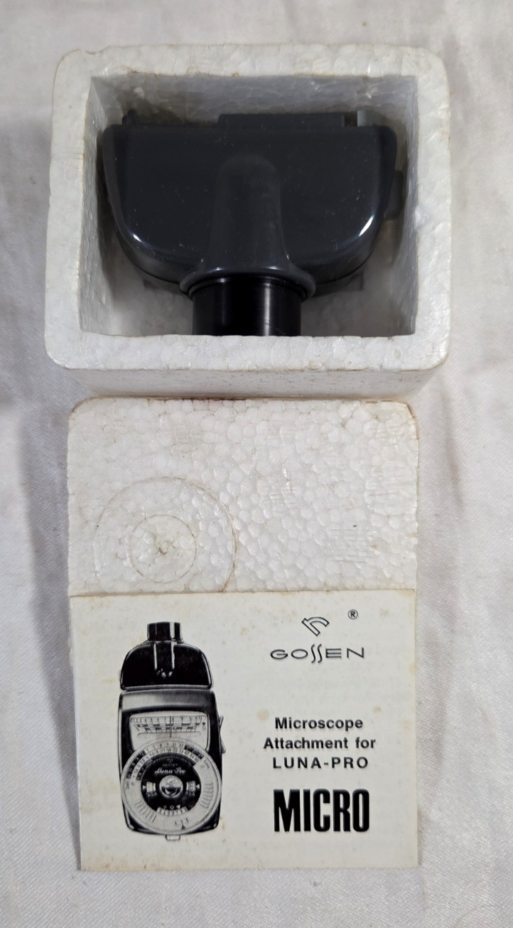 Gossen Microscope Attachment for Luna Pro + Manual